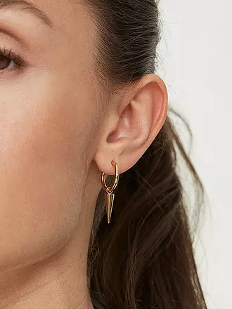 EDBLAD | Ohrringe PEAK HOOPS Gold | 